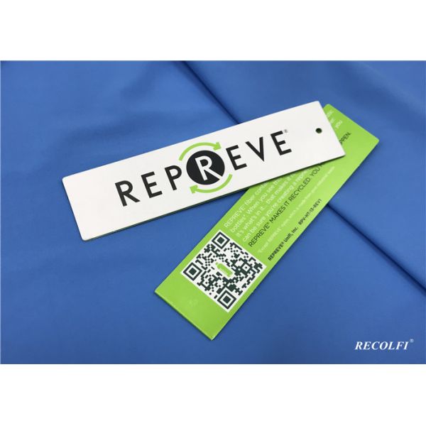 Italian Warp Knitting Recycled Spandex Fabric With High Colorfastness