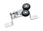 Upper Side Hanging Aluminium Window Rollers , Track Pully Sliding Window