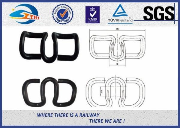 Quality Professional Oxide Black Elastic Rail Clips HRC For Railway Fastening System for sale