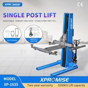 China Hydraulic Cylinder Single Post Car Lift for Home Garage on sale