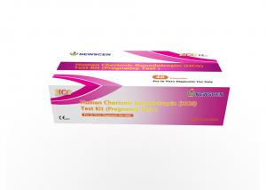 China In Vitro 25mIU/Ml Sensitivity HCG Pregnancy Rapid Test Kit on sale