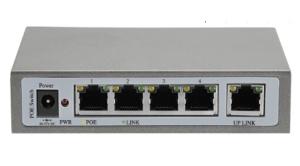 120W Automatically Assigned Managed PoE Switch 100M 4 Port 1 RJ45 Port