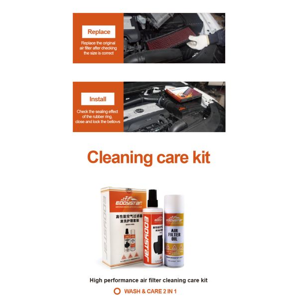 EDDYSTAR New powerful power High flow air filter High performance fit for Mercedes-Benz SMART Fortwo 1.0/0.8