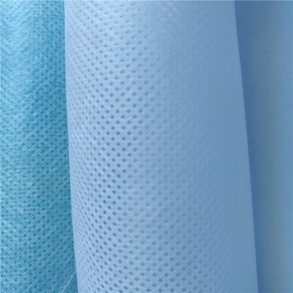 100% Polypropylene Spunbond Nonwoven Fabric Preforation Non Slip