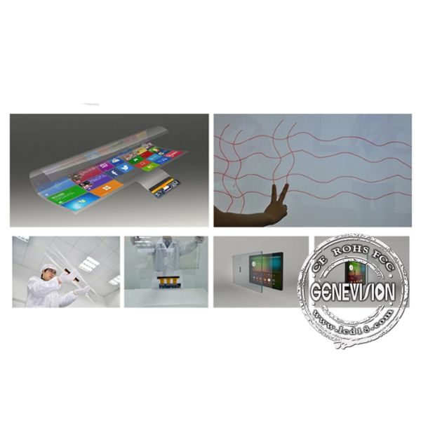 Nano Capacitive Touch Foil Film USB Port 50 Points 32'' Transparent LCD Multi Touch Screen Foil