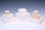 White Catalytic Converter Cordierite Substrate , Custom White Ceramics