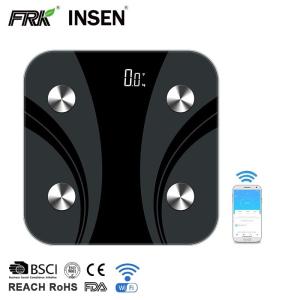 AAA Batteries Powered LED Display WiFi Smart Body Analyser Scale