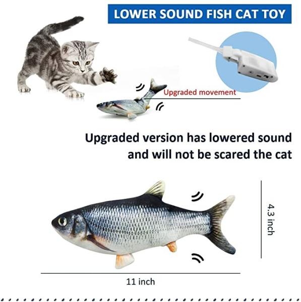 Quality Dancing Fish Cat Toy Catnip Imitation For Pet Cat Laser Pointer for sale