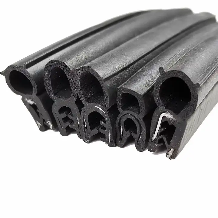 65±5 Hardness Foam EPDM Rubber Strip Seal for Bottom Edge of Customized Weather Glass