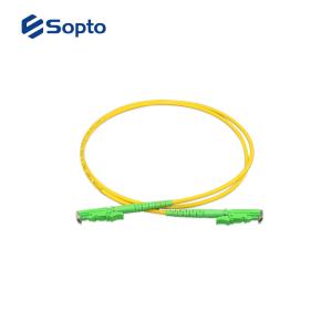 2 Core Sc Apc Fiber Optic Patch Cords High Dense Connection 2.0mm Diameter