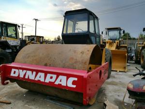 China CA25PD used Dynapac padfoot  MADE IN SWEDEN 2012 CA25d 4*4 sheepfoot second hand road roller on sale