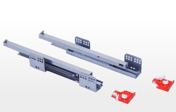 Quality Heavy Style Concealed Self Closing Drawer Slides Full Extension With Clips for sale