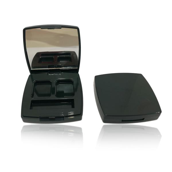 Quality Elegant Plastic Empty Makeup Powder Case Environmental Friendly for sale