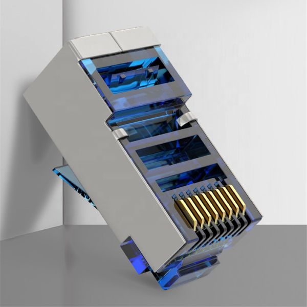 Shielded RJ45 8P8C Modular Plug Network Cable Assembly CAT6 CAT7