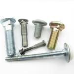DIN903 / 603 Countersunk Head Copper Colored Chrome M3 M4 Fine Thread Carriage