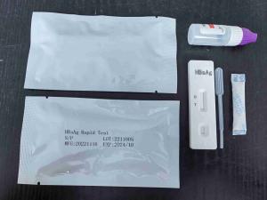 Human Serum Or Plasma Specimen HBsAg Rapid Test Kit Colloidal Gold