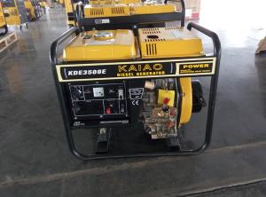 Buy cheap 3KW AC Single Phase Open Frame Diesel Generators Hand Start System For Industrial product