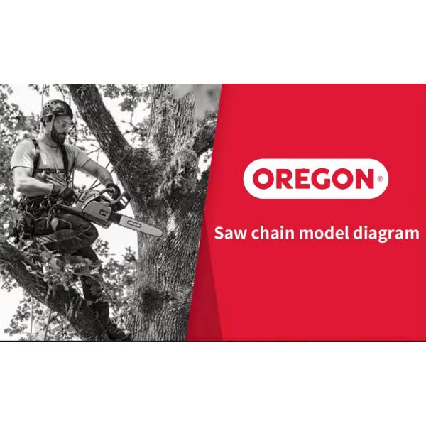 Oregon 3/8 Chainsaw Chain for High Efficiency Cutting Performance