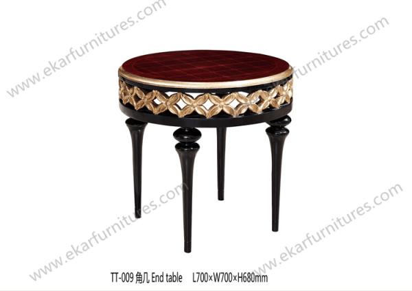 Quality Hand carved furniture moroccan end table small round coffee table TT-009 for sale