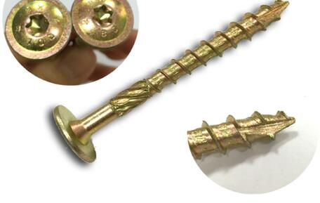 Truss Wafer Head Torx Slotted Chipboard Wood Screws Zinc Plate Surface 8.8 Grade