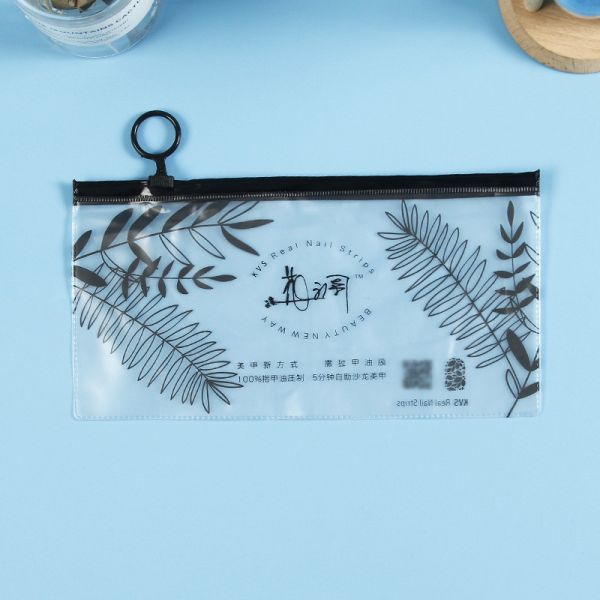 Screen Printing Clear Zip Lock Packaging Bags Moisture Resistant