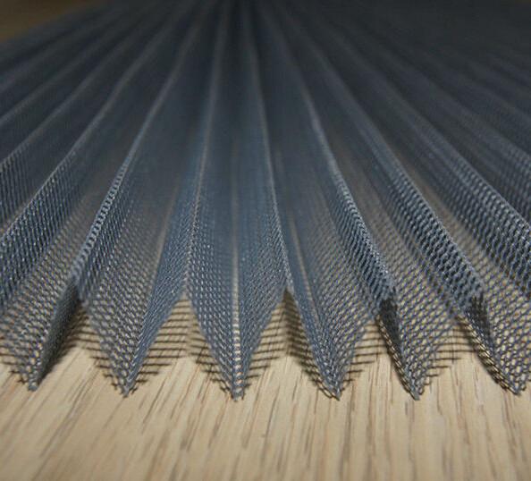 Quality polyester insect window screen,pleated fly screen,Folding Window Screen for sale
