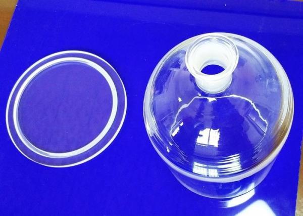 Quality Flask Combustion Boat Science Lab Glassware Transparent Fused Quartz for sale