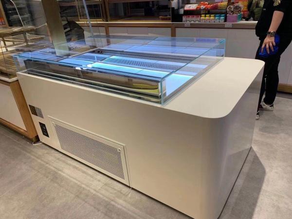 Quality 1.2m Cheese Cake Display Fridge Air Cooling System for sale