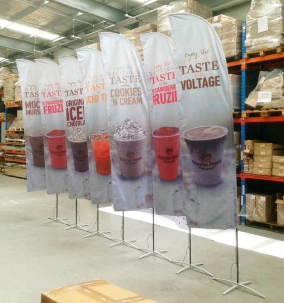 Quality Roadside Swooper Feather Flags Banner For Advertising / Trade Show for sale