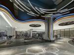 Gymnasium Center Large Hvls 5 blade Gearbox Ceiling Fan