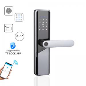 Buy cheap 5 in 1 Digital Biometric Smart Door Lock With 4 Pcs AA Battery product