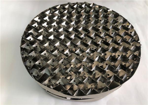 Quality Gas Liquid Distribution Metal Tower Packing , Perforated Structured Packing for sale