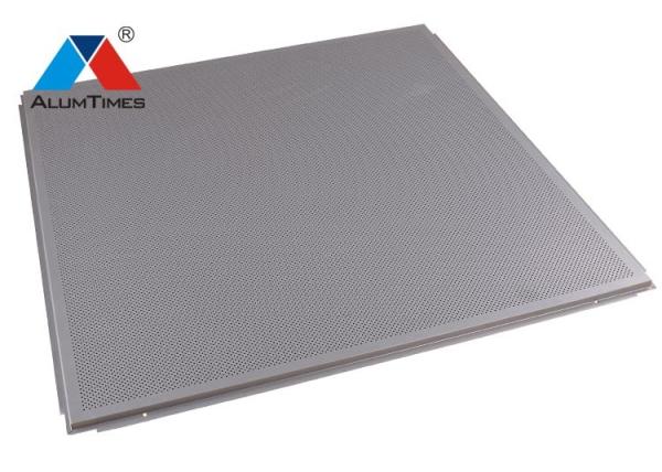 Quality Customized False Suspended Lay In Ceiling Panels Grey Color With Main Cross Grid for sale