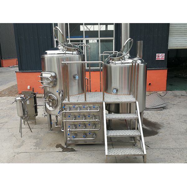 5HL Microbrewery Beer Brewing Equipment , automated beer brewing system with data acquisition