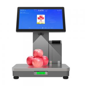 China 15kg Capacity POS Weighing Scale Automatic Identification POS Weighing Machine on sale