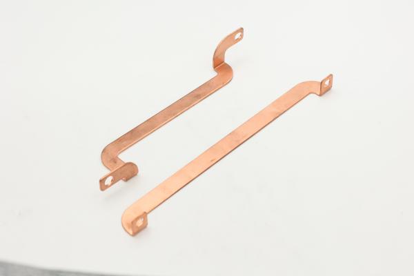Quality Copper T2 metal stamping module series and fuse positive connector parts for sale