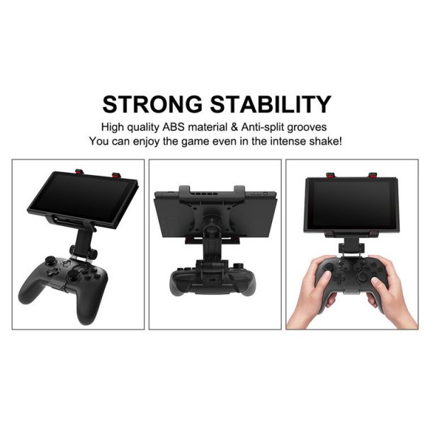Adjustable PS5 Nintendo Switch Pro Controller Mount Clip
