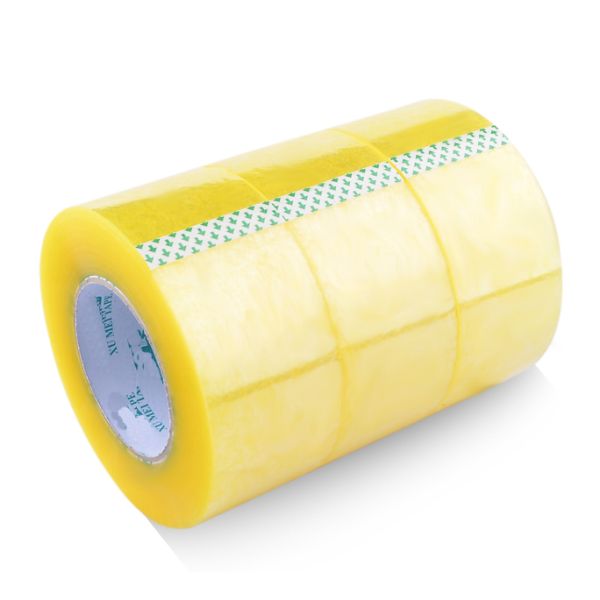 Pressure Sensitive BOPP Packing Tape Strong Adhesive Single Sided Clear Shipping Tape