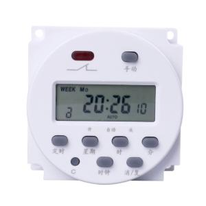 China 16A LCD Display Weekly Programmable Timer Switch Din Rail 12V 24V 220V on sale