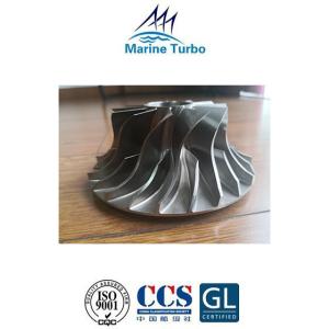 China Titanium Alloy Compressor Wheel For Exhaust Gas Turbocharger Spare Parts on sale