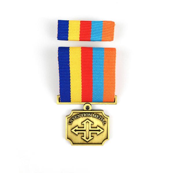Quality Customized Honor Medal With Ribbon for Corporate Employee Recognition for sale