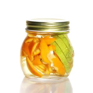 Prodcued Various Sizes Custom Kitchen Glass Food Storage Glass  Mason Jar For Spice Cookie Candy