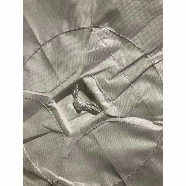 Big PP Woven FIBC Bulk Bag 1 Ton 1.5 Ton Collapsible White Black Blue