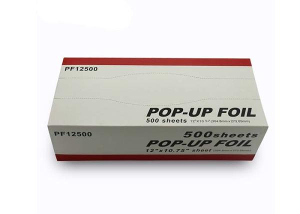 Quality Pop - Up Aluminum Foil Sheets With Silver Color 0.008mm - 0.04mm Thickness for sale