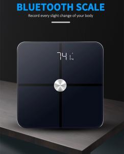 China ITO Glass Scale Smart Bluetooth Body Analyser Scale Bluetooth Body Fat Scale on sale