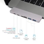 7 in 1 Dual Type-C Docking Station Thunderbolt 3 Hub with 100W Power Delivery