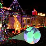 Globe String Lights Indoor Outdoor 100 Led Fairy Lights 8 Modes Colorful Remote
