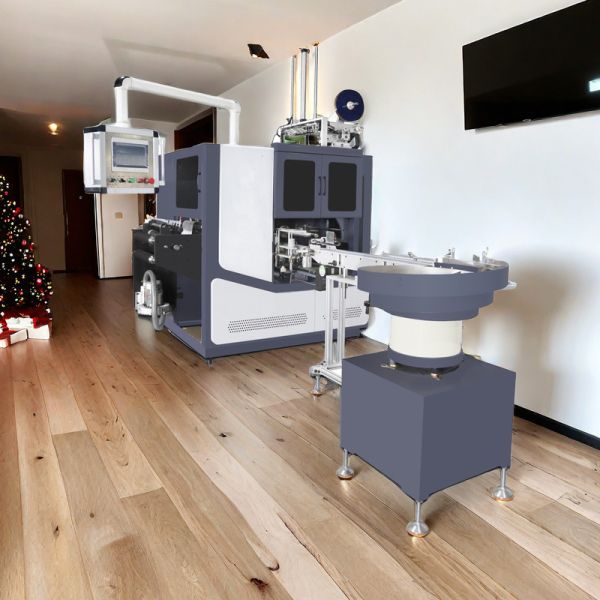 Environment-friendly Glueless Full Auto Non Stop Turret Rewinder for Self-adhensive Label