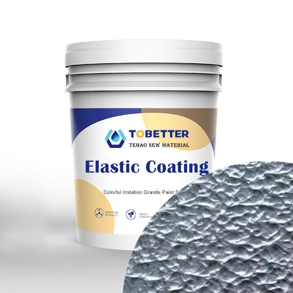 Quality Dark Black Elastic Interior Coating Dirt Resistance Elastic Wall Paint Same As Nippon for sale