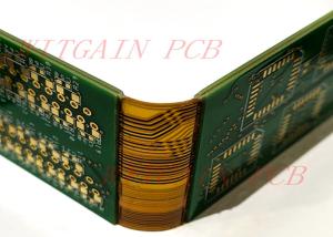 Buy cheap Six Layer Rigid Flex Printed Circuit Board 1.6mm Green Solder Mask FR4+PI product